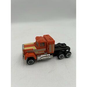 Vintage 1984 Bandai Gobots Gobot STAKS stacks Transformer Orange Semi Truck